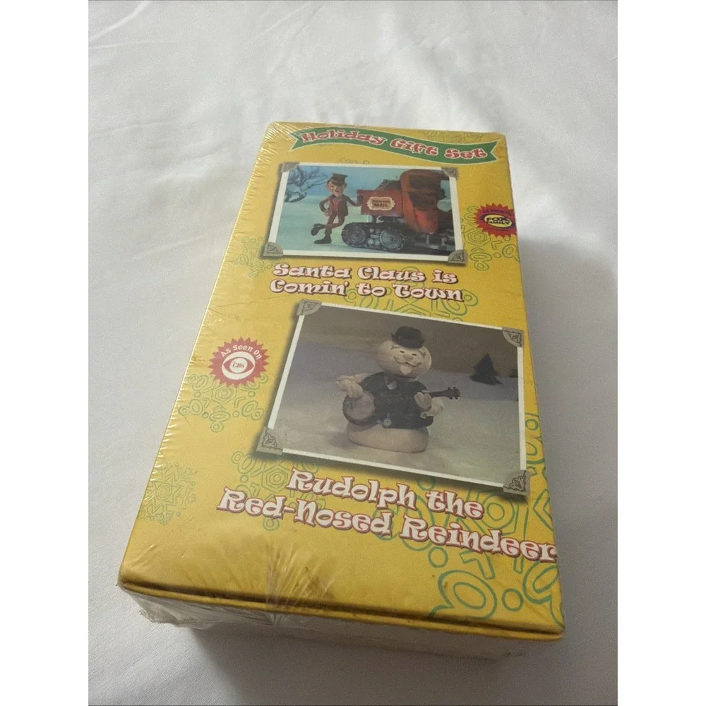 Brand New Rudolph The Red Nosed Reindeer/Santa Claus Is Coming 2Town-Holiday VHS